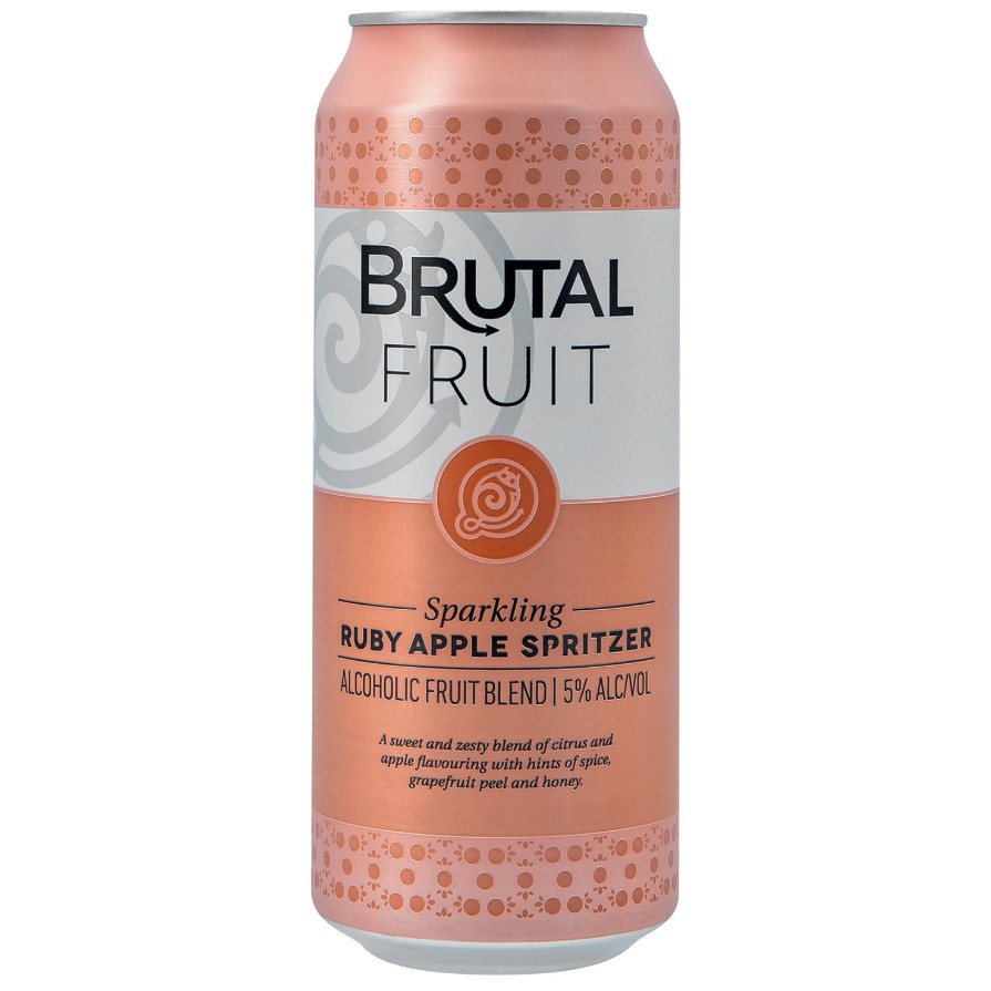 Brutal Fruit Ruby Apple 6 X 500ml Can Woodstock Liquors